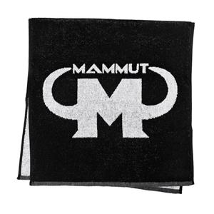 Mammut Nutrition Sporthandtuch »Fitness Handtuch 50 x 100 - schwarz - Design  - Stück«, 100 % Baumwolle