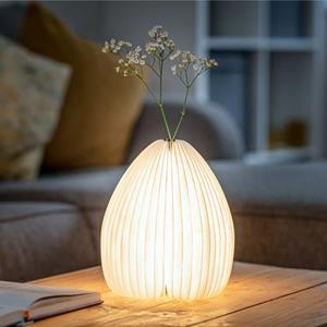 Gingko Smart Vase Light Lamp Vaas - Oplaadbaar - Bamboe