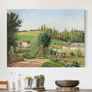 Klebefieber Leinwandbild Kunstdruck Camille Pissarro - Kleines Dorf