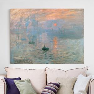 Klebefieber Leinwandbild Kunstdruck Claude Monet - Impression