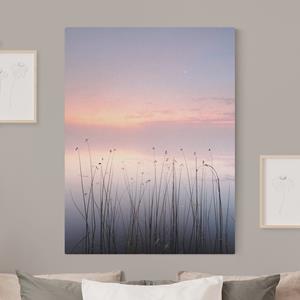 Klebefieber Leinwandbild auf Naturcanvas Idylle am See