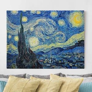 Klebefieber Leinwandbild Kunstdruck Vincent van Gogh - Sternennacht