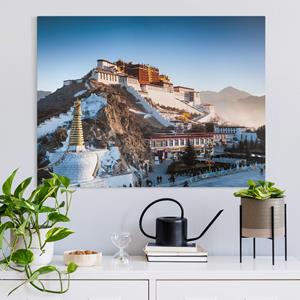 Klebefieber Leinwandbild Potala Palast in Tibet