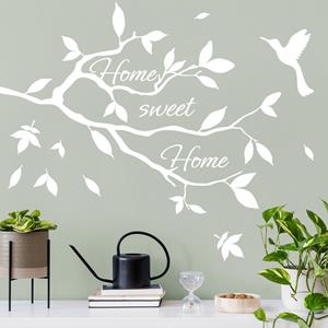 Klebefieber Wandtattoo Spruch Home Sweet Ast