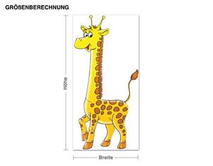 Klebefieber Wandtattoo Kinderzimmer Giraffe
