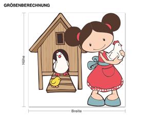 Klebefieber Wandtattoo Kinderzimmer NICI - Minisophie mit Huhn