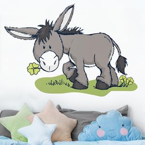 Klebefieber Wandtattoo Kinderzimmer NICI - Donkey mit Klee