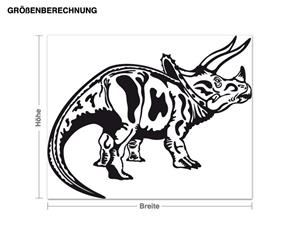 Klebefieber Wandtattoo Triceratops