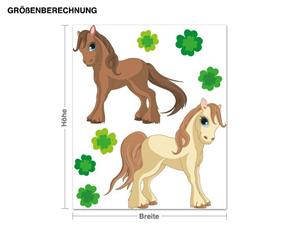 Klebefieber Wandtattoo Kinderzimmer Ponyfreunde