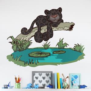 Klebefieber Wandtattoo Kinderzimmer NICI - Wild Friends Panther Carter