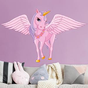 Klebefieber Wandtattoo Einhorn mit Flügel