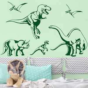 Klebefieber Wandtattoo 6-teilig Dino Set