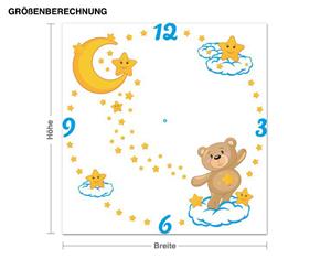 Klebefieber Wandtattoo Kinderzimmer Teddys Sternenzeit