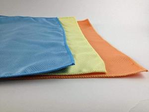 DRULINE Handtuch Set » 3 x Polyester Glastuch und Spiegeltuch 40«