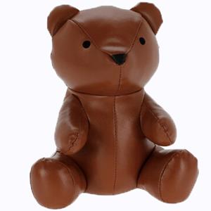 H&S Collection dieren deurstopper 1 kilo gewicht - bruine beer - 17 cm -