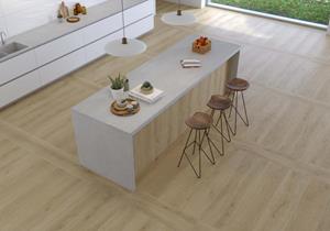 STN Cerámica Versat keramische houtlook vloertegel gerectificeerd 30 x 150 cm, haya