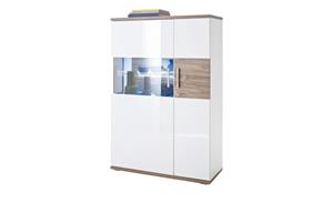 Primo Highboard  Zypern ¦ weiß ¦ Maße (cm): B: 90 H: 135 T: 37  - Möbel Kraft