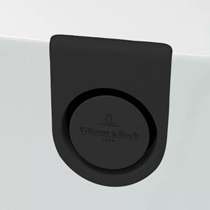 Villeroy & boch badwaste met toevoer voor oberon 2.0 black matt UPCON0136-33