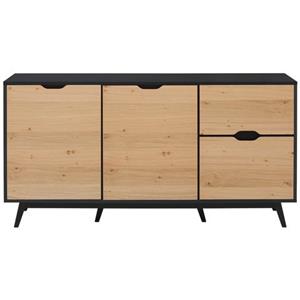 Home affaire Dressoir FLOW met vele opbergmogelijkheden en een mooie hout-look, hoogte 82 cm