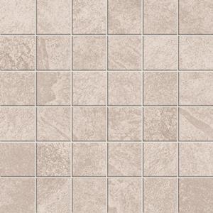 Atlas Concorde Solution mozaïektegel - 29.6x29.6cm - 8mm - gerectificeerd - Natuursteen look - Beige SW07314105