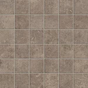 Atlas Concorde Solution mozaïektegel - 29.6x29.6cm - 8mm - gerectificeerd - Betonlook - Taupe SW07314099-2