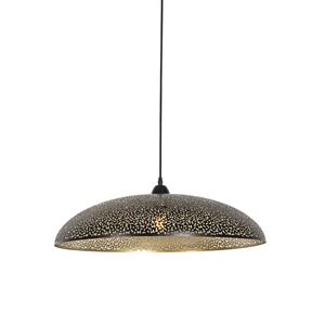 QAZQA Industriële hanglamp zwart met goud 60 cm - Japke