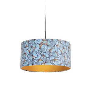 QAZQA Hängelampe mit Schirm Schmetterling/Gold 50 cm - Combi