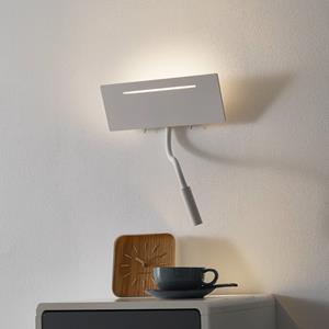 ACB Iluminación Ariel - witte LED wandlamp met leeslamp