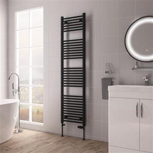 Eastbrook Biava multirail handdoekradiator 45x170cm 843W zwart mat