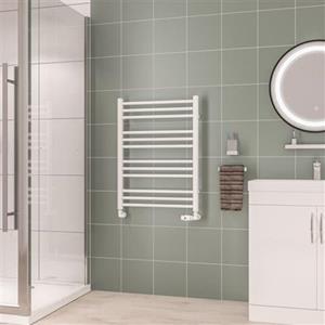 Eastbrook Corinium handdoekradiator 60x80cm 458W wit glans