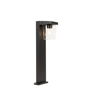 QAZQA Moderne staande buitenlamp zwart 60 cm IP54 - Chimay