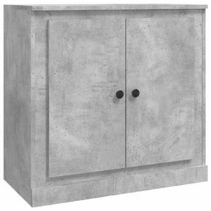 VidaXL Dressoir 70x35,5x67,5 cm bewerkt hout betongrijs