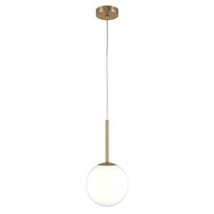 Maytoni hanglamp Basic vorm, wit/goud, 1-lamp.