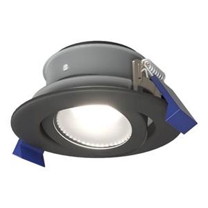HOFTRONIC™ Lima LED inbouwspot - Kantelbaar - 6000K - Daglicht wit - IP65 waterdicht en stofdicht - Buiten - Badkamer - GU10 verwisselbare lichtbron - 5 Watt - Veiligheidsglas - Zwart - 3 jaar g