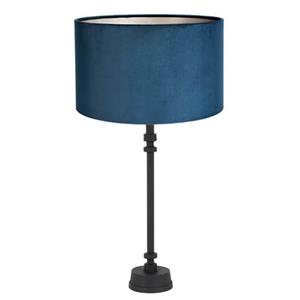 Light & Living Howell Tafellamp Zwart/Blauw