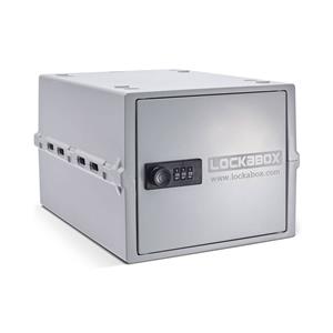 Lockabox  One afsluitbare medicijnbox - met cijferslot - wit