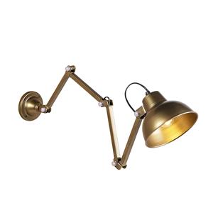 QAZQA Wandlamp avon - Koper - Industrieel - L 17mm