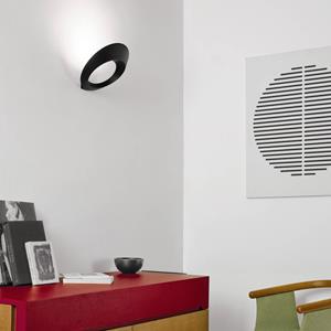 URBAN by Sforzin LED-Wandleuchte Olo, 3.000 K, schwarz nickel