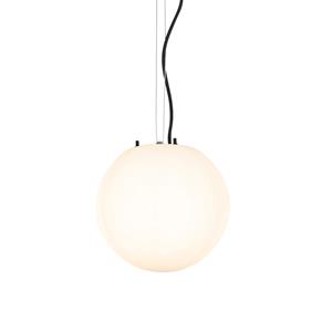 Qazqa Moderne Buiten Hanglamp Wit 25 Cm Ip65 - Nura