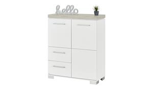 PAIDI Highboard  Kira ¦ weiß ¦ Maße (cm): B: 90,9 H: 111,8 T: 39,6  - Möbel Kraft