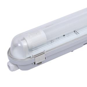 HOFTRONIC™ - LED T8 Feuchtraum Wannenleuchte IP65 60 cm 4000K 9W 990lm 110lm/W Inkl. flimmerfreie LED Röhre verlinkbar