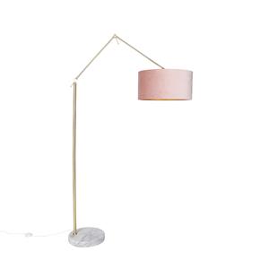 QAZQA Vloerlamp editor - Roze - Modern - L 1023mm