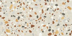 Jabo Crisp XL Beige terrazzo vloertegel 60x120cm gerectificeerd