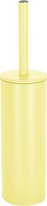 Spirella Luxe Toiletborstel in houder Cannes - geel etaal - 40 x 9 cm et binnenbak - Toiletborstels