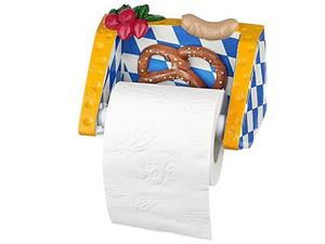 Caramel MEDIA Toilettenpapierhalter Bayerischer Toilettenpapier Abroller