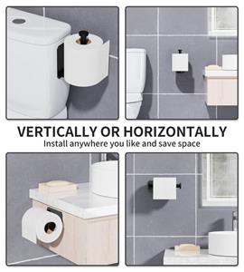Haiaveng Toilettenpapierhalter Toilettenpapierhalter Klopapierhalter Selbstklebend Ohne Bohren