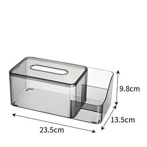 ZERYER Toilettenpapierhalter Transparente PET-Taschentuchbox – nordischer Stil