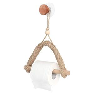 FeelGlad Toilettenpapierhalter Kein Bohren erforderlich Holz geeignet (1-St)