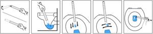 WC SAUBERSTAB WC-Garnitur WC-Sauberstab Starterset