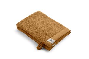 Walra Handtuch Waschhandschuh Remade Cotton Cognac - 2x 16x21 cm, Baumwolle (1-St)